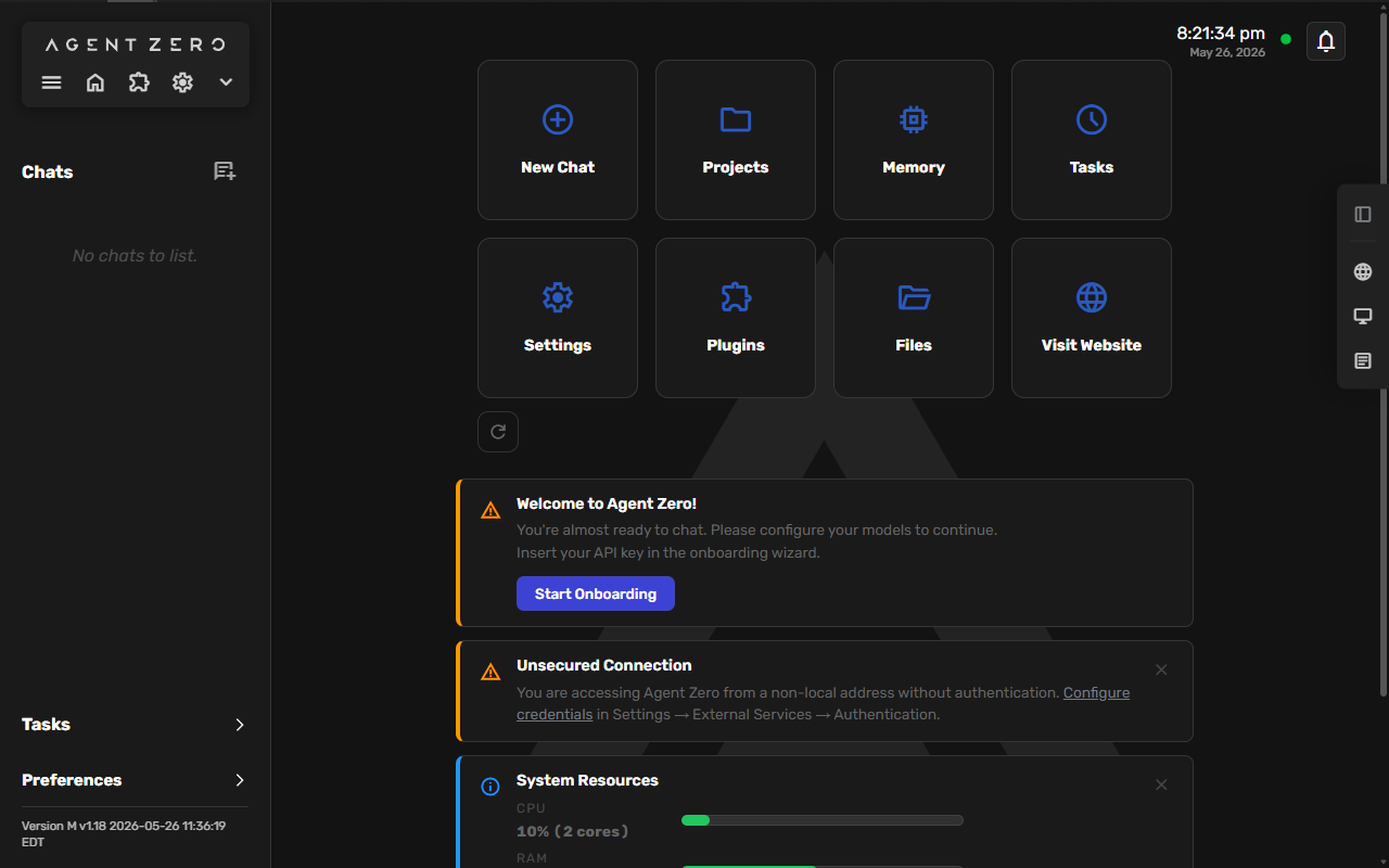 Agent Zero screenshot 2
